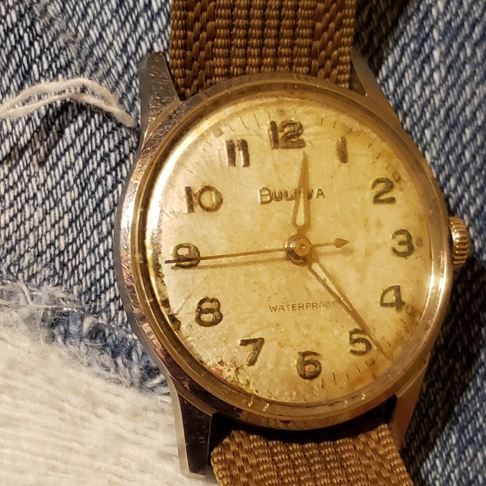 Mens ww2 era bulova watch f491230